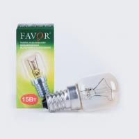 Лампа накаливания различного назначения FAVOR 15 ВТ груша Е 14